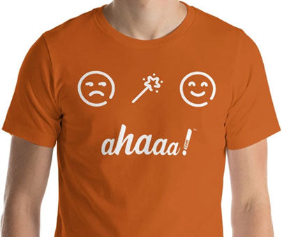 T-shirt Ahaaa! ting un sourire à Manches Courtes